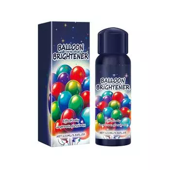 Отбеливатель воздушных шаров 100 мл. Бутылка-распылитель для воздушных шаров Brightenr, чтобы сделать цвет воздушных шаров ярче.