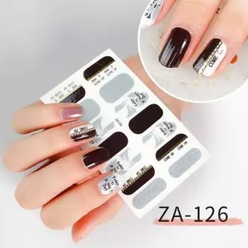 Отбеливающая бесплатная наклейка для ногтей полная наклейка водонепроницаемая наклейка для ногтей продвинутое чувство простой ветер лак для ногтей клей