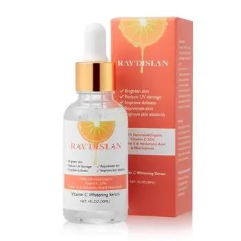 Отбеливающая сыворотка, сыворотка для лица, сужающая поры, исчезающие тонкие линии, VC-сыворотка с гиалуроновой кислотой, увлажняющий, осветляющий уход за кожей, 30 мл