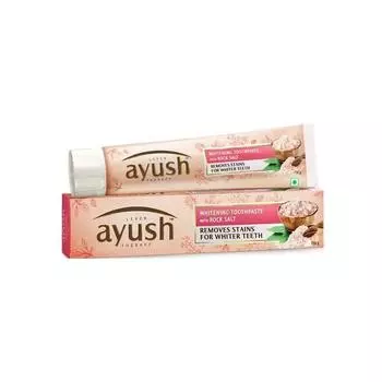 Отбеливающая зубная паста с Каменной солью (150 г), Whitening Toothpaste With Rock Salt, Lever Ayush