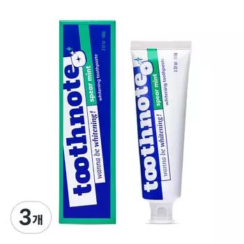 Отбеливающая зубная паста Toothnote со вкусом мяты, 100 г, 3 шт.