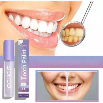 Отбеливающая зубная ручка Уход за полостью рта Очистка пятен Желтые зубы Отбеливание зубов Свежее дыхание Красота Зубная ручка 4ml