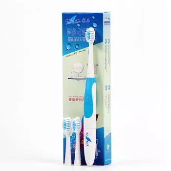 Отбеливающая зубная щетка Электрические ультразвуковые зубные щетки 3 сменные насадки