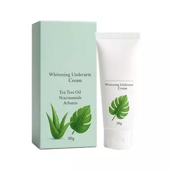Отбеливающий дезодорант-крем для подмышек для темной кожи в подмышках, локтях, коленях, подходит для чувствительной кожи 30 г One Size
