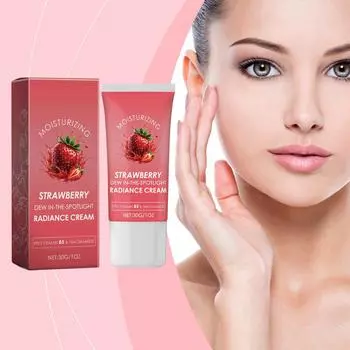 Отбеливающий и осветляющий увлажняющий крем для лица улучшает тусклую кожу и улучшает ее цвет розовый