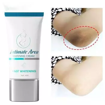 Отбеливающий крем для интимной зоны, осветляющий ремонт, подмышки, локти, ягодицы, увлажняющий, питающий никотинамид, уход за кожей тела, 40 г 40g