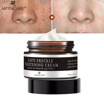 Отбеливающий крем для лица против веснушек ARTISCARE, удаление темных пятен, исчезновение веснушек, средство для удаления меланина, осветление, 30 г