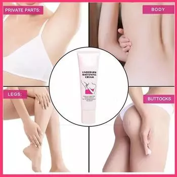 Отбеливающий крем для отдельных частей тела, отбеливающий крем для рук, бедер, тела, коленей, отбеливающий, осветляет кожу, мягкий, не раздражает 5G