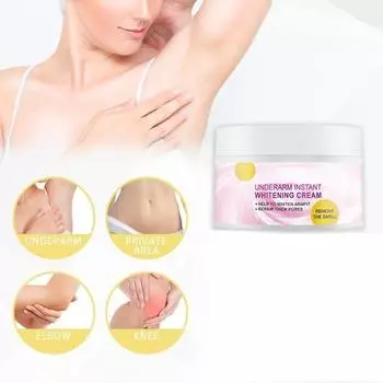 Отбеливающий крем для тела, осветляющий ноги, отбеливающий подмышки, увлажняющий крем для удаления темных пятен 5g