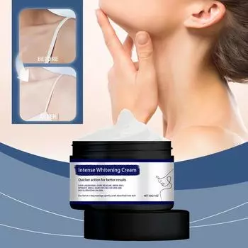 Отбеливающий крем для удаления темных пятен, отбеливающий кожу тела, глубоко питательная вода и теплые ингредиенты 2 мл One Size