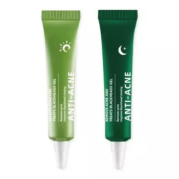 Отбеливающий крем против прыщей, угревой сыпи, опреснение, крем против прыщей, увлажнение пор One Size зелёный