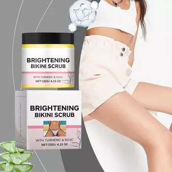Отбеливающий скраб Private Whitening Scrub эффективно осветляет тон кожи интимных частей тела и восстанавливает здоровье кожи при постоянном использовании белый