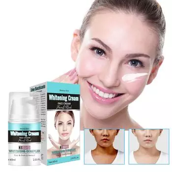 Отбеливающий увлажняющий крем для лица, 3-дневный отбеливающий увлажняющий крем для лица, свежее и натуральное лицо One Size белый