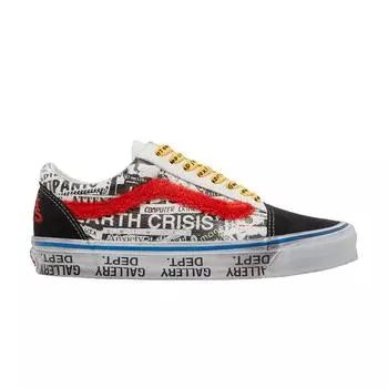 Отдел галереи Vans. Кроссовки унисекс Old Skool LX Good Luck из коллаборации с OG Black True-White VN0A4P3XBMW 40.5