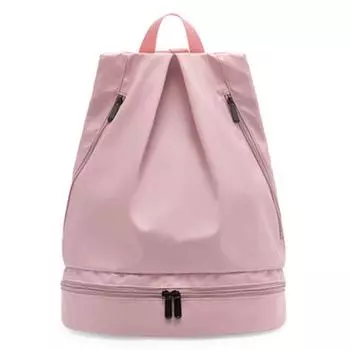 Отдельная женская сумка для плавания, водоотталкивающий пляжный рюкзак для хранения спортивного инвентаря, сумка для плавания, маленькая портативная сумка One Size розовый