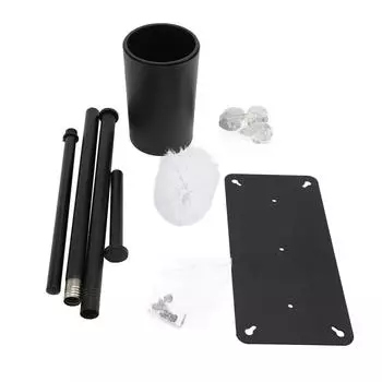 Отдельно стоящий держатель для туалетной бумаги с туалетным ершиком, не шатающийся держатель для туалетной бумаги из углеродистой стали