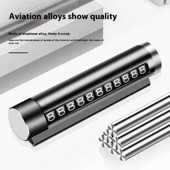 Отдельные знаки временной парковки, перемещение автомобилей, ключевые слова, таблички с автомобильными телефонами, персонализированные и креативные украшения интерьера для номерных знаков чёрный