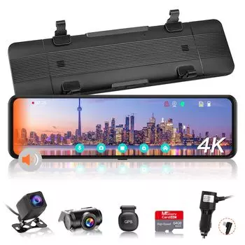 Отдельный BSD Driving LCA Задний автомобиль VANBAR Зеркало заднего вида Отдельный IMX415 8 миллионов голосовых сигналов Превышение скорости WDR Задний парковочный светодиод Сигнал GPS Радиопомехи