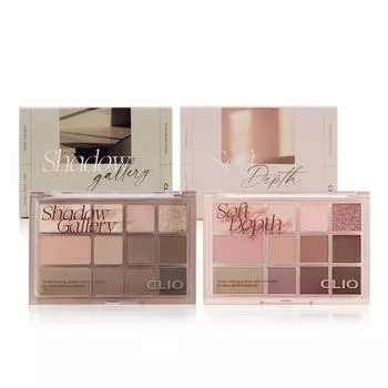 [Отдельный товар] Мягкая палитра теней с 9 лунками, 02 Soft Depth, 1 шт.