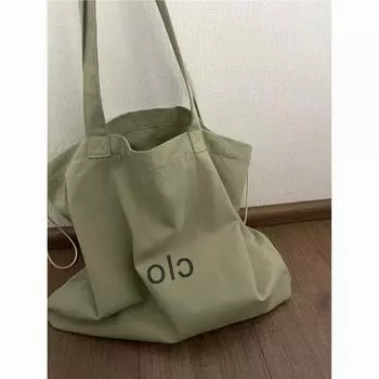 Отделение студентов колледжа, добирающихся на занятия, одно плечо 2024 года, большая вместимость, простая ленивая сумка-тоут со шнурком под мышкой, женская сумка