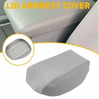Отделка крышки подлокотника консоли автомобиля из микрофибры, подходит для Toyota Highlander 2008-2013