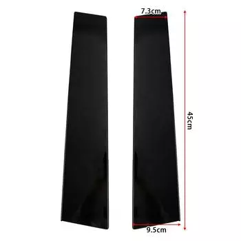 Отделка молдинга стойки B 926-448 926-449 передняя сторона водителя и пассажира для Ford Explorer 2011-2016 BB5Z-7820555-BB BB5Z-7820554-AB чёрный