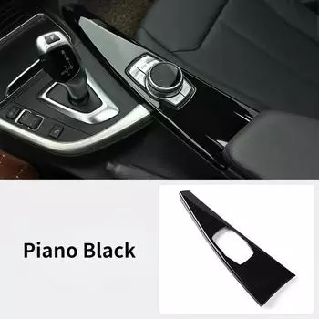 Отделка панели мультимедиа салона автомобиля для BMW 3 серии F30 F34 4 серии F33 F36 2013 2014 2015 2016 2017 Углеродное волокно ABS