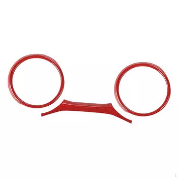 Отделка панели приборов Декоративное кольцо для кромки панели приборов Аксессуары для интерьера красный