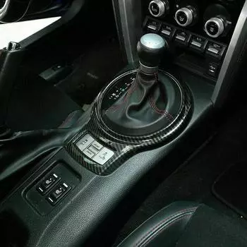 Отделка панели рычага переключения передач из углеродного волокна ABS для Toyota GT86 FR-S BRZ, автомобильные молдинги для интерьера, аксессуары для декора CHINA