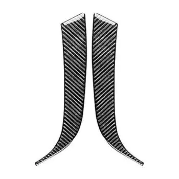 Отделка передней фары из настоящего углеродного волокна для Macan 2015-2018, внешние аксессуары для автомобиля, устойчивые к царапинам CHINA