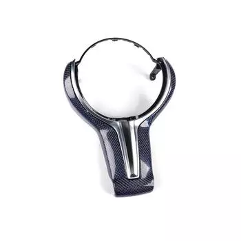 Отделка рулевого колеса автомобиля из углеродного волокна M Power сменная крышка для BMW F87 M2 F80 M3 F82 M4 F10 M5 F06 F12 F13 M6