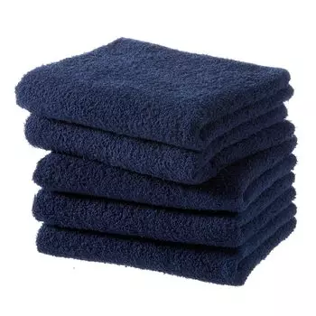 Отель Длинный набор из 5 длинных полотенец для лица Сделано в Японии Полотенце Senshu 32 x Классический синий (приблизительно. 100см)