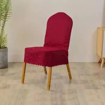 Отель Профессиональный Прибитый Деревянный Стул Чехол для Стула Геометрический Узор Чехол для Конференц-Стула Отеля Отель Домашний Прибитый Универсальный Default