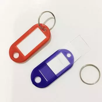 Отели, идентификационные бирки для багажа, подарочные этикетки, 10 цветов, пластиковые брелоки, брелок для ключей, 10 шт., уникальный 1PC зелёный