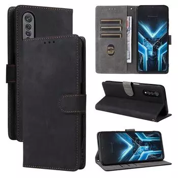 Откидная крышка для Cubot X70 Чехол из искусственной кожи для телефона с полной защитой корпуса [блокировка RFID] for Cubot X70 чёрный