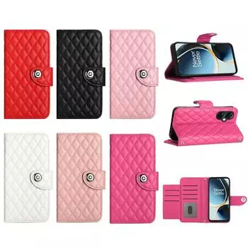 Откидная подставка, складной кошелек, слот для карт, противоударный, клетчатый, кожаный чехол для телефона OnePlus Nord CE 3 Lite, OnePlus Nord N30 OnePlus Nord N30 белый