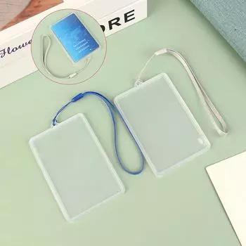 Откидной чехол Держатель идентификационной карты со шнурком именной бирки Держатель карты доступа сотрудника