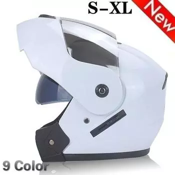 Откидной мотоциклетный шлем, гоночный модульный двойной объектив, мотокроссовый мотошлем, полнолицевые шлемы XL