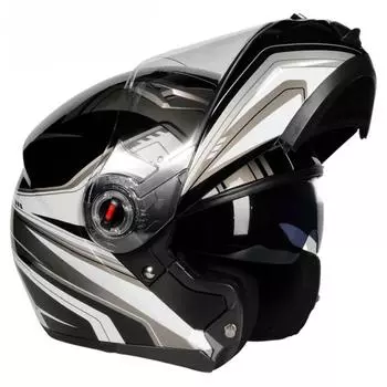 Откидной шлем для мотоцикла с персонализированными двойными линзами Capacete LS2 Modular Helmets Мотоциклетный гоночный шлем Cascos Para Moto XL