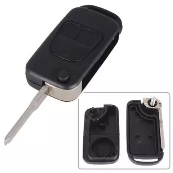 Откидной складной автомобильный чехол с 3 кнопками для дистанционного ключа для Mercedes Benz ML C CL S SL