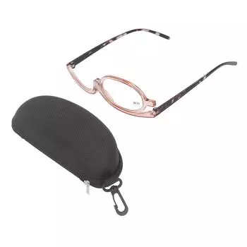 Откидные увеличительные очки, вращающиеся на 180 градусов, косметические очки для чтения 2.5