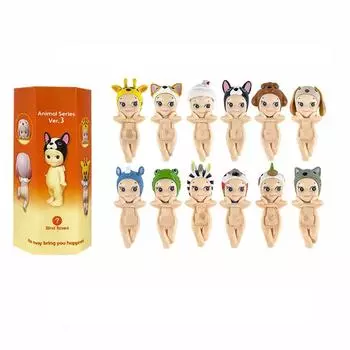 Откройте для себя мистическое царство крылатых чудес: Интригующие фигурки ангелов в сюрприз-слепых коробках Angel Hippers Dreaming Series Figure One Size