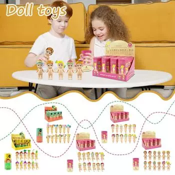 Откройте для себя мистическое царство крылатых чудес: Интригующие фигурки ангелов в сюрприз-слепых коробках Angel Hippers Dreaming Series Figure One Size