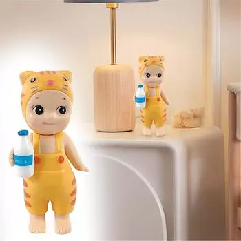 Откройте для себя мистическое царство крылатых чудес: Интригующие фигурки ангелов в сюрприз-слепых коробках Angel Hippers Dreaming Series Figure жёлтый