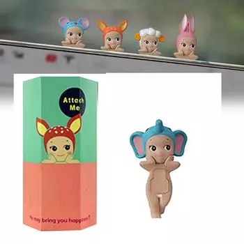 Откройте для себя мистическое царство крылатых чудес: Интригующие фигурки ангелов в сюрприз-слепых коробках Angel Hippers Dreaming Series Figure One Size