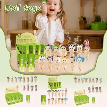 Откройте для себя мистическое царство крылатых чудес: Интригующие фигурки ангелов в сюрприз-слепых коробках Angel Hippers Dreaming Series Figure One Size