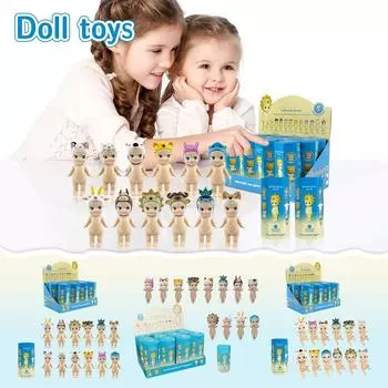 Откройте для себя мистическое царство крылатых чудес: Интригующие фигурки ангелов в сюрприз-слепых коробках Angel Hippers Dreaming Series Figure One Size