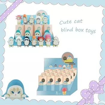 Откройте для себя мистическое царство крылатых чудес: Интригующие фигурки ангелов в сюрприз-слепых коробках Angel Hippers Dreaming Series Figure One Size