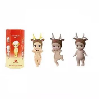 Откройте для себя мистическое царство крылатых чудес: Интригующие фигурки ангелов в сюрприз-слепых коробках Angel Hippers Dreaming Series Figure One Size