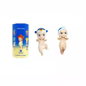 Откройте для себя мистическое царство крылатых чудес: Интригующие фигурки ангелов в сюрприз-слепых коробках Angel Hippers Dreaming Series Figure One Size